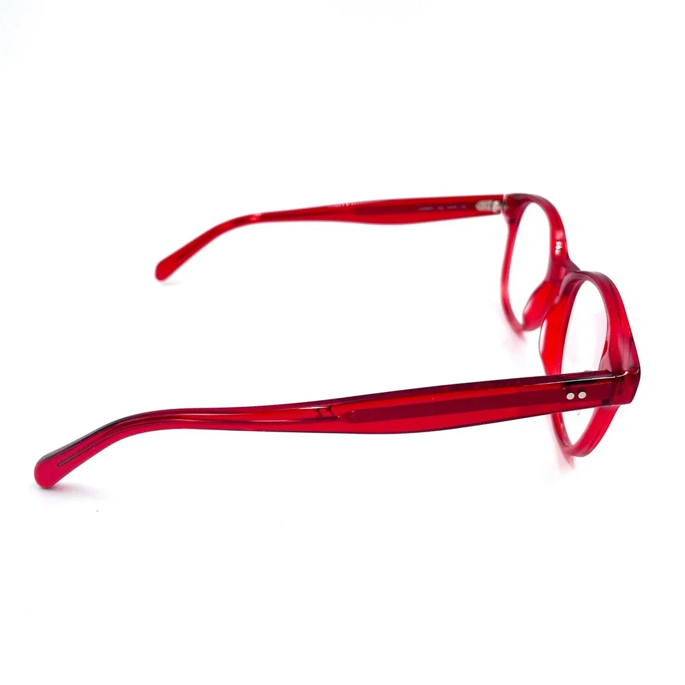 Celine‎ Red Acetate Eyeglasses Frames CL50007i Full Rim Transparent Italy